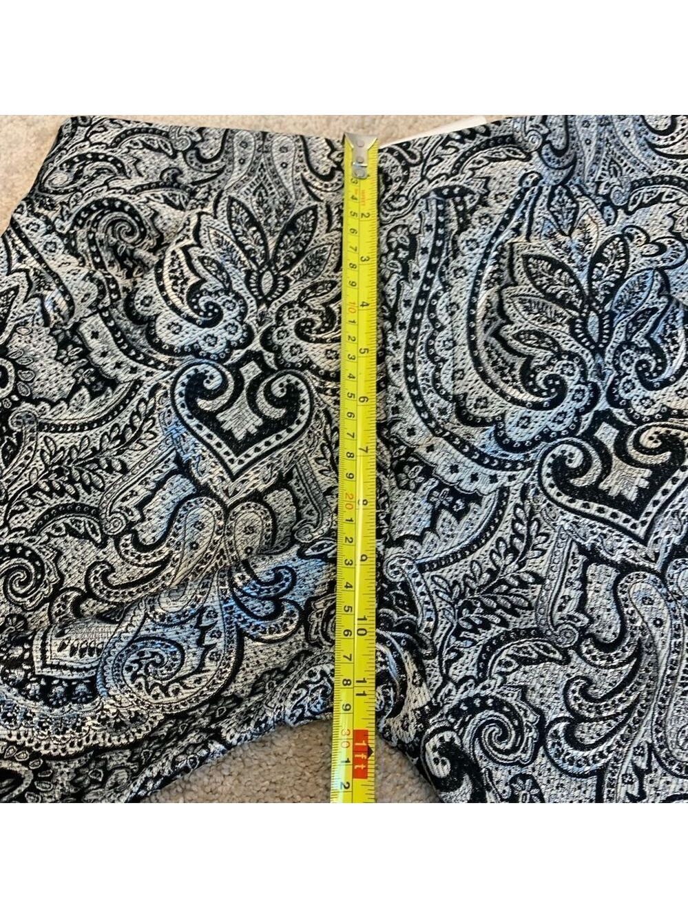 ZARA black silver jacquard pants limited edition Sz M NWT - Picture 12 of 15